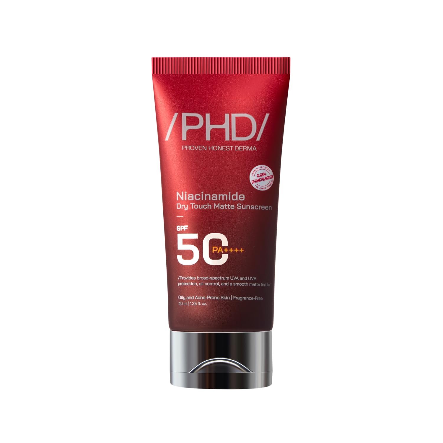 PHD Niacinamide Dry Touch Matte Sunscreen SPF 50 PA 40ml