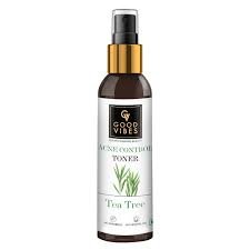 Good Vibes Acne Control Tea Tree Cleansing Toner with Power of Serum | Treats Acne (120 ml)