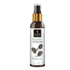 Good Vibes Mulberry Glow Toner | With Honey | Anti-Ageing Shrinks Pores | No Parabens No Alcohol No Sulphates No Mineral Oil (120 ml)