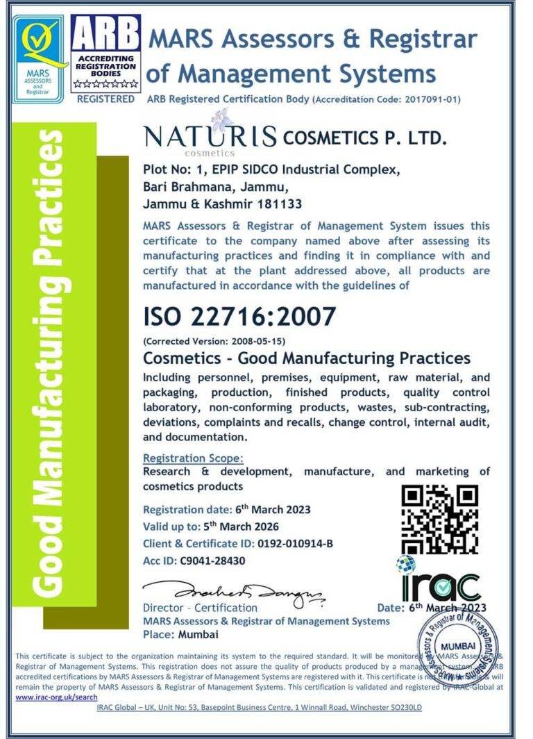 Private Label Cosmetics Manufacturer in India